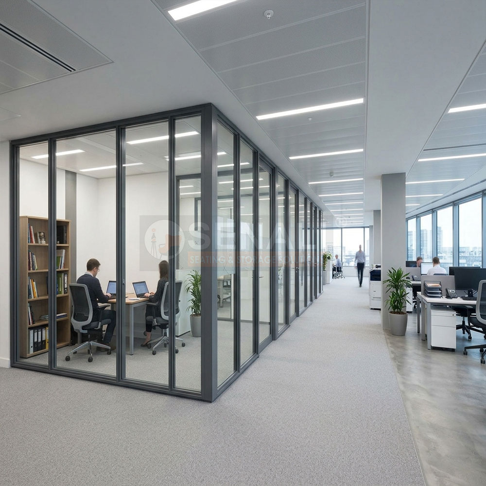 Aluminium and Glass Office Partition Systems in Chennai