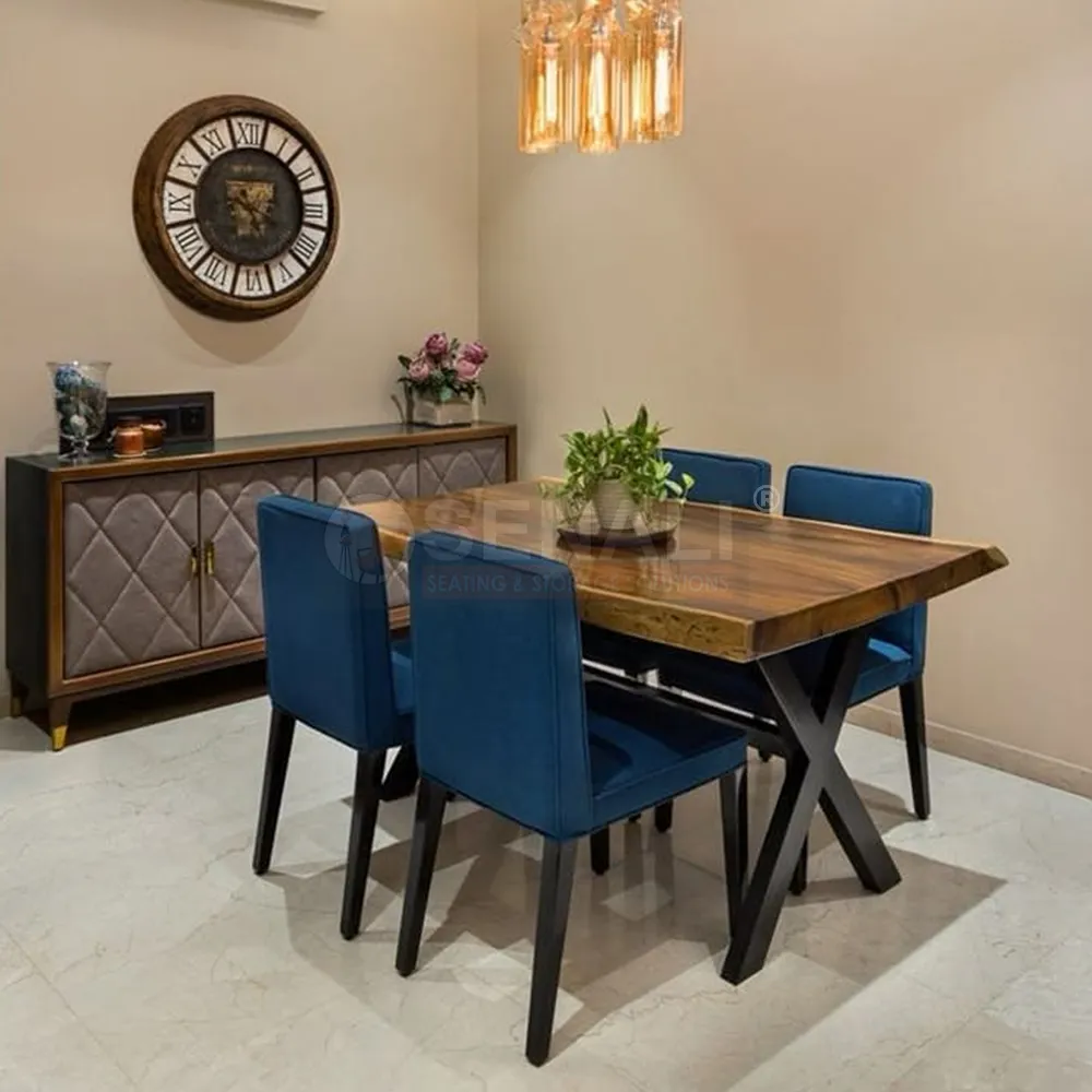 Folding training tables and workspace layout setup by professional interior designers in Chennai