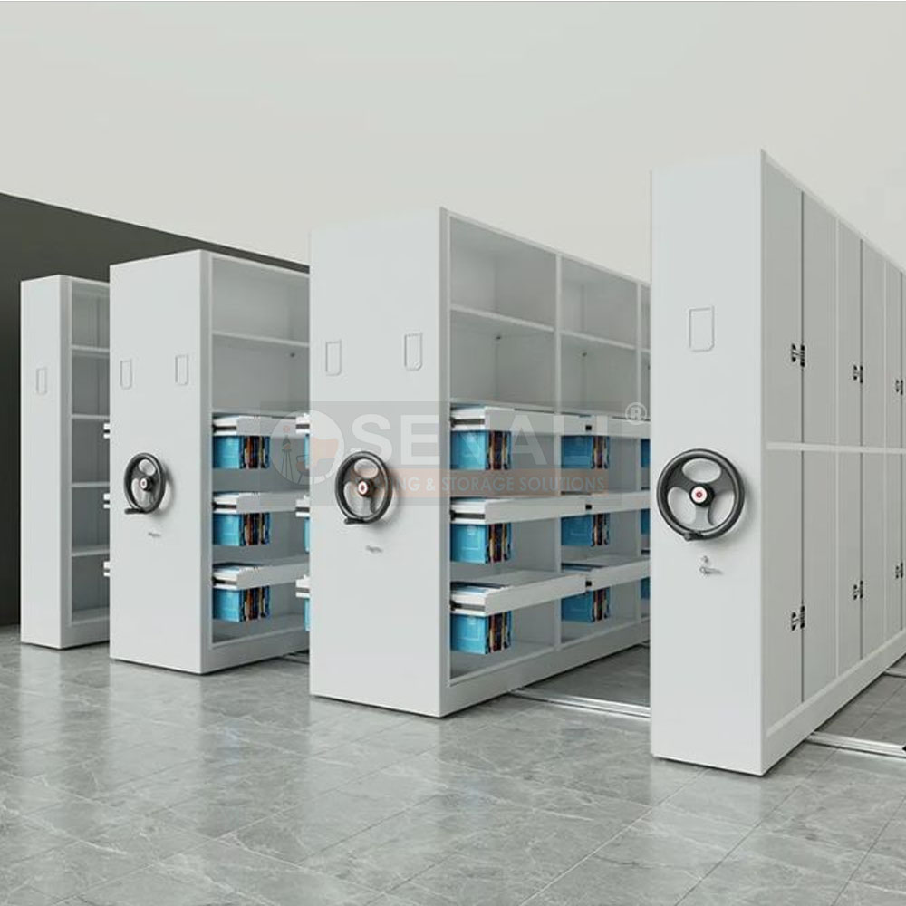 High-density mobile compactor storage system for record rooms in Chennai