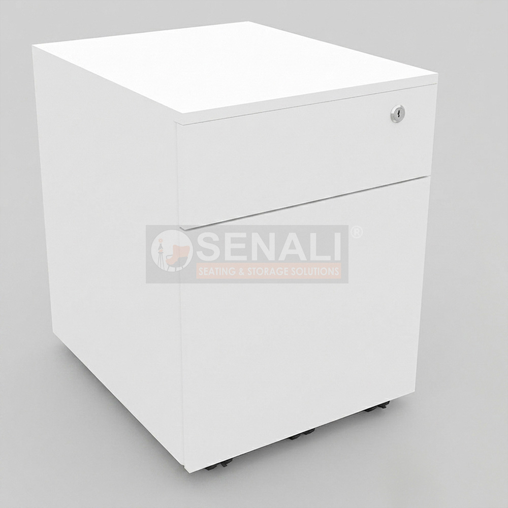3 drawer metal mobile pedestal with central lock in Chennai