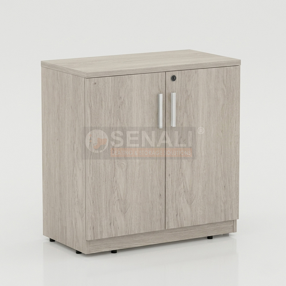 Premium veneer finish executive swing cabinet