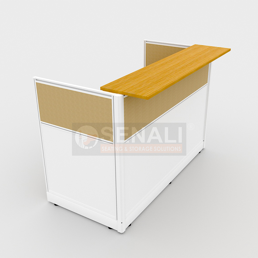 Compact modern reception table for small office interiors