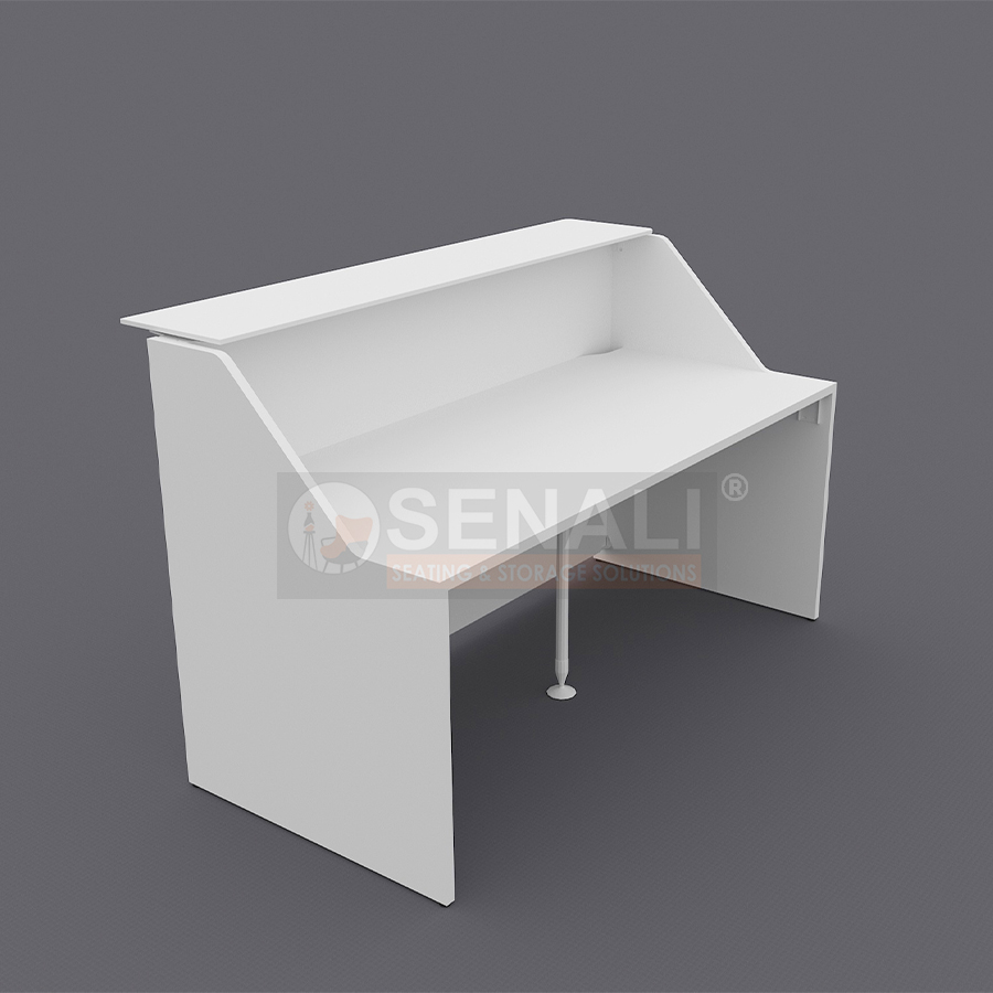 Executive visitor greeting counter with hidden storage