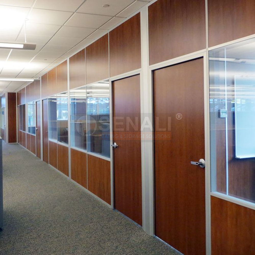 Custom Modular Wooden Office Partition Panel in Chennai
